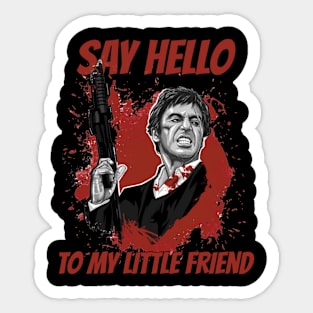 Scarface Memorable Scenes Sticker